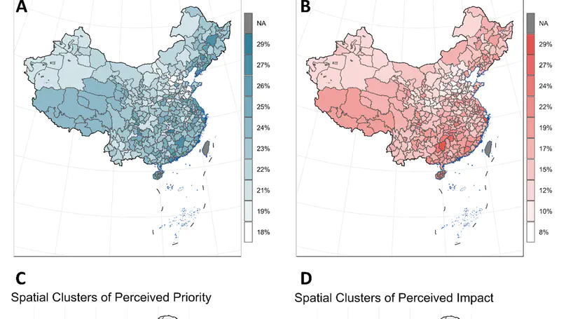 Growing climate change concern but rising regional disparities in China